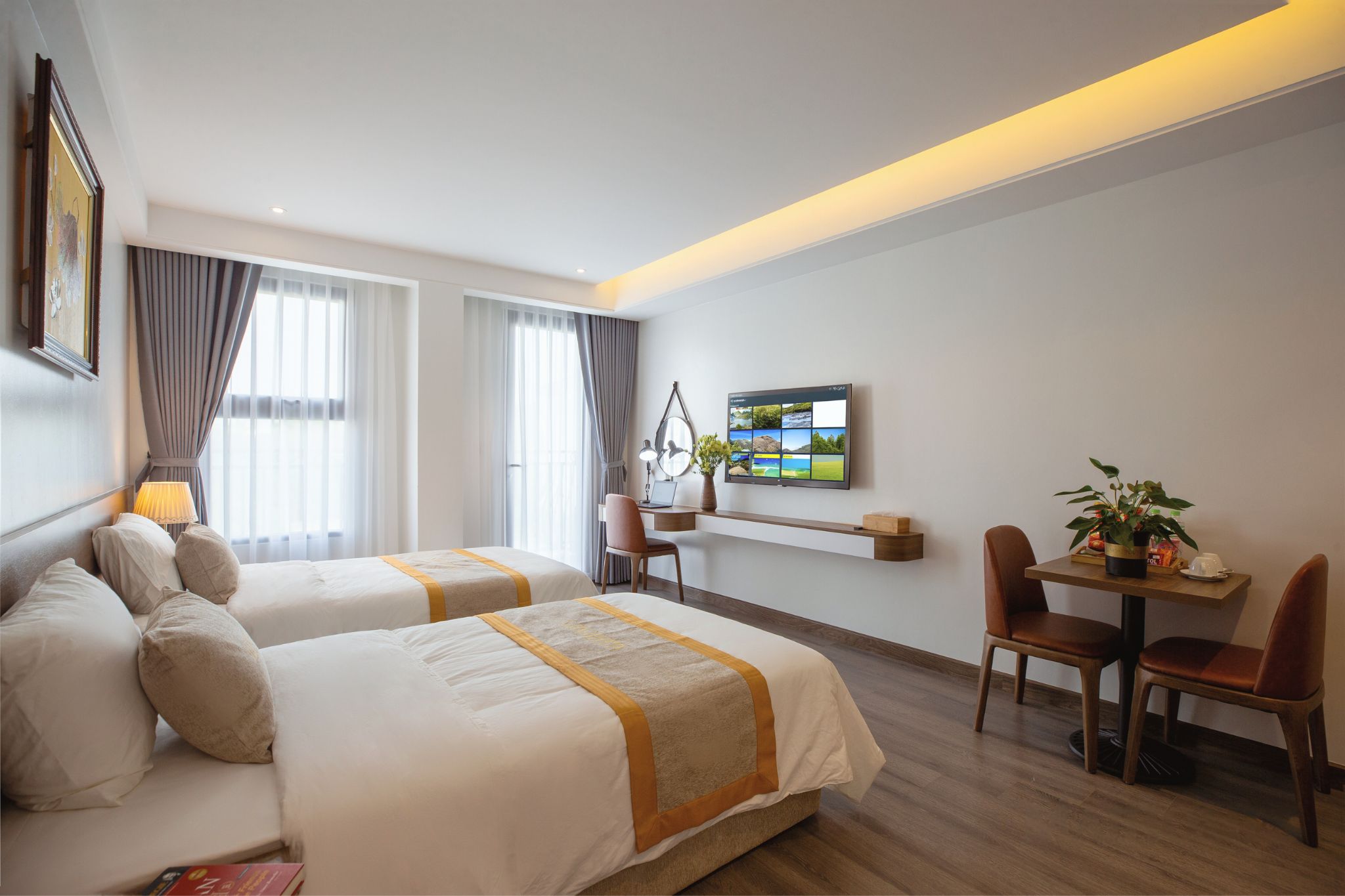 phòng studio suite twin bedroom